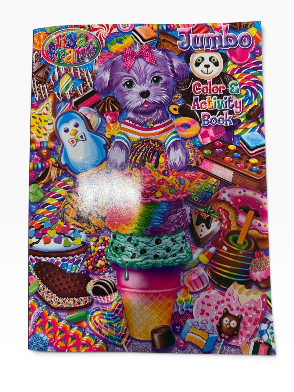 LISA FRANK 2015 Colouring and Activity Book Unused